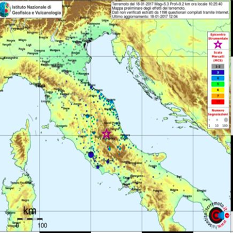 SCIAME SISMICO, L'INGV: ''POSSIBILI TERREMOTI ANCHE PIU' FORTI, MAI ...