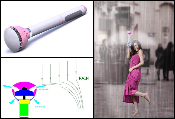 ARRIVA AIR UMBRELLA: L'OMBRELLO INVISIBILE DEL FUTURO - VIDEO - 14/12/2014