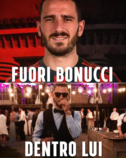 LEONARDO BONUCCI E' ANDATO AL MILAN PER LA SOMMA DI 40 MILIONI DI EURO: NESSUN PROBLEMA, LA JUVE HA PRONTO IL SUO SOSTITUTO - 14/07/2017