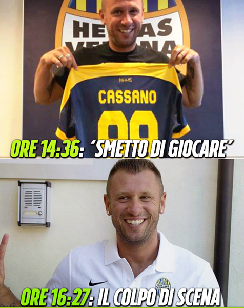 ANTONIO CASSANO: IL PIU' INCREDIBILE DEI COLPI DI SCENA - 18/07/2017