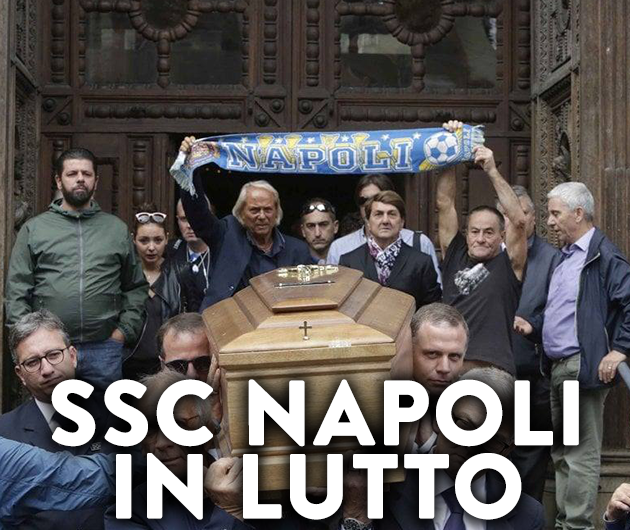 SSC NAPOLI IN LUTTO: TIFOSI IN LACRIME SALUTANO L'IDOLO DI UN'INTERA GENERAZIONE NAPOLETANA - 20/10/2017