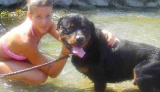 'LA VELINA BIONDA, GIULIA, HA SOPPRESSO IL SUO ROTTWEILER'. IRA SU FACEBOOK - 26/09/2012