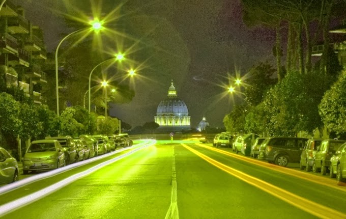 L'EFFETTO OTTICO DELLA CUPOLA DI SAN PIETRO CHE FA IL GIRO DEL WEB - VIDEO - 09/04/2014