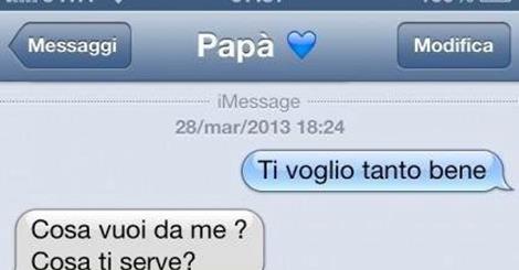 ''COMESIMETTELOSPAZIO'' ECCO GLI SMS TRA GENITORI E FIGLI CHE SONO DIVENTATI VIRALI - 29/01/2015