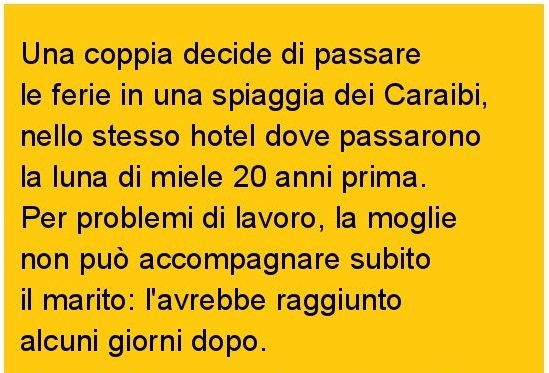 UNA COPPIA DI SPOSI DECIDE DI PASSARE UNA BELLA VACANZA - ECCO COM'E' FINITA - 30/01/2015