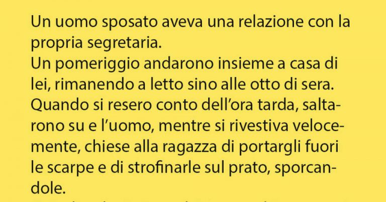 UN UOMO SPOSATO ESCE CON LA SUA SEGRETARIA? - 26/07/2016