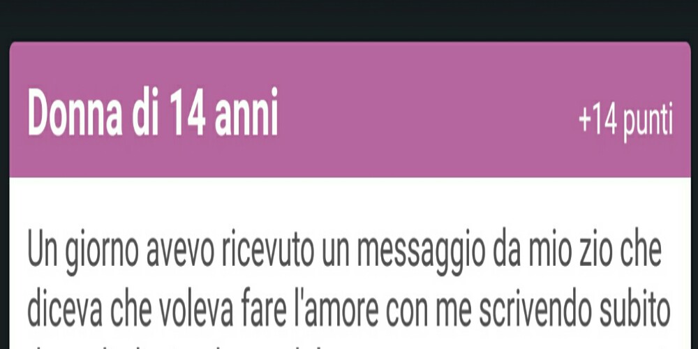 LO STRANO MESSAGGIO DI ZIO... - 18/10/2016