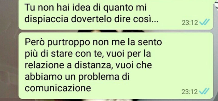 MI DISPIACE DIRTELO... - 24/10/2016