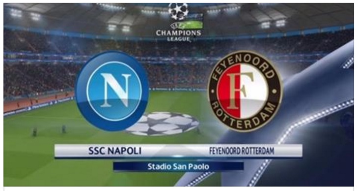 NAPOLI-FEYENOORD SU CANALE 5? MEDIASET COMUNICA LA DECISIONE DEFINITIVA - 25/09/2017