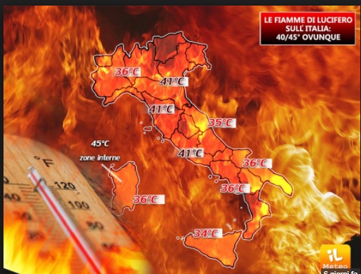 METEO - ''LUCIFERO'' ROVENTE, LA SITUAZIONE STA PER PEGGIORARE - ECCO COSA CI ASPETTA - 03/08/2017