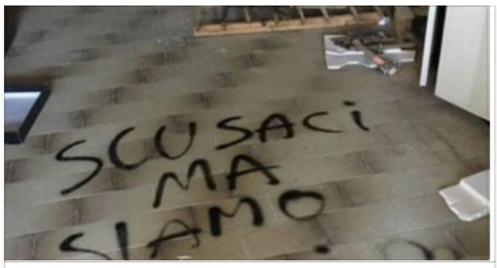 ROMA - RUBANO IN CASA, POI LASCIANO UN MESSAGGIO TOTALMENTE INASPETTATO - 25/10/2017