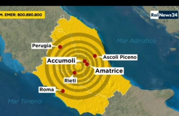 SCOSSA DI TERREMOTO NEL LAZIO - 02/11/2017