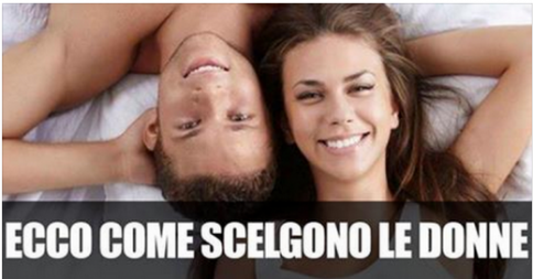 ECCO COME LE DONNE SCELGONO IL PROPRIO PARTNER - 02/11/2015