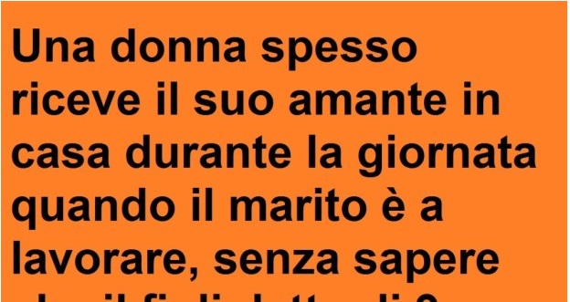 UNA DONNA, OGNI VOLTA CHE IL MARITO VA A LAVORARE... - 08/07/2016