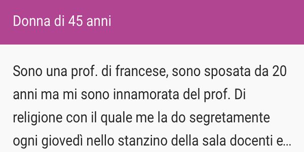 OGNI GIOVEDI' NELLO STANZINO DELLA SALA DOCENTI E... - 01/11/2016