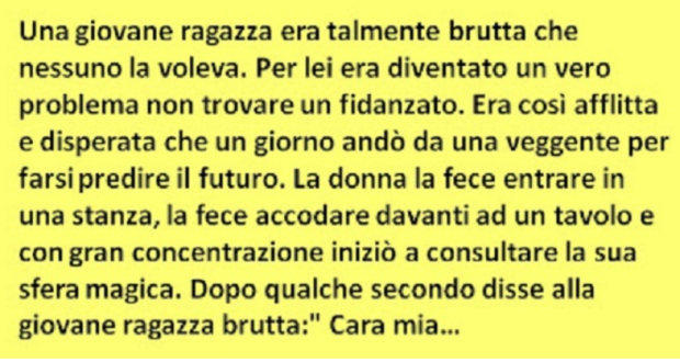 LA RAGAZZA E LA VEGGENTE? - 19/07/2016