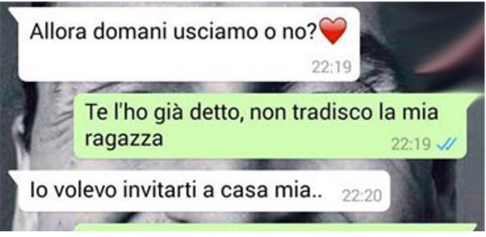 NON TRADISCO LA MIA RAGAZZA... - 27/07/2016