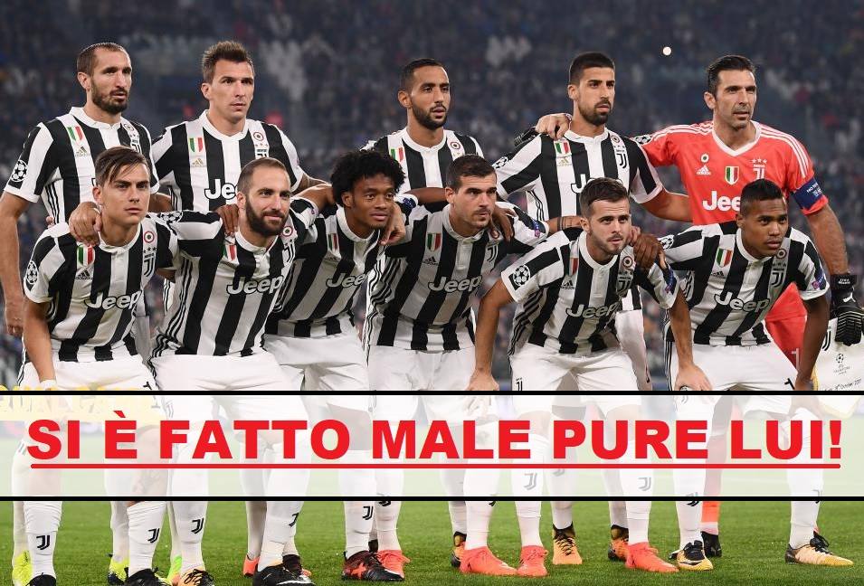 EMERGENZA JUVENTUS: SI E' FATTO MALE UN ALTRO TITOLARE - NON SOLO HIGUAIN, HA INSULTATO SPESSO IL NAPOLI - 29/11/2017