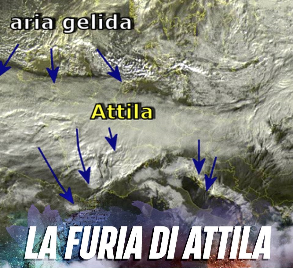 I METEOROLOGI LA CHIAMANO ''LA FURIA DI ATTILA'' ECCO COSA STA PER ACCADERE SULL'ITALIA - 14/11/2017