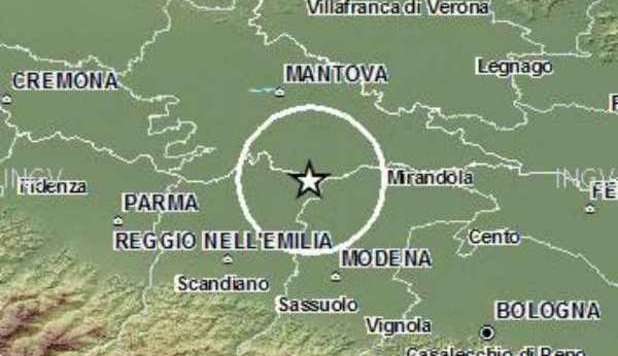 TERREMOTI: SCOSSE IN EMILIA, MARCHE, UMBRIA E SICILIA - 01/08/2012