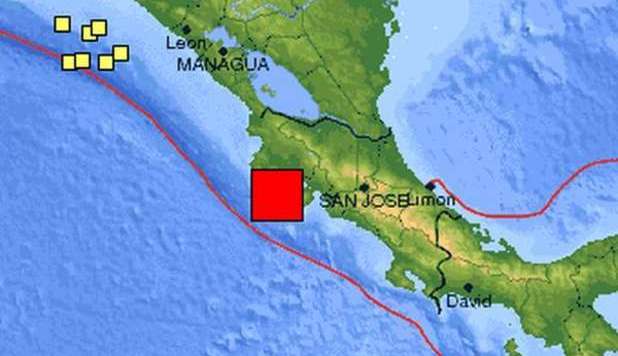 COSTARICA: SISMA DI MAGNITUDO 7.6,  ALLERTA TSUNAMI PER 3 STATI - 05/09/2012