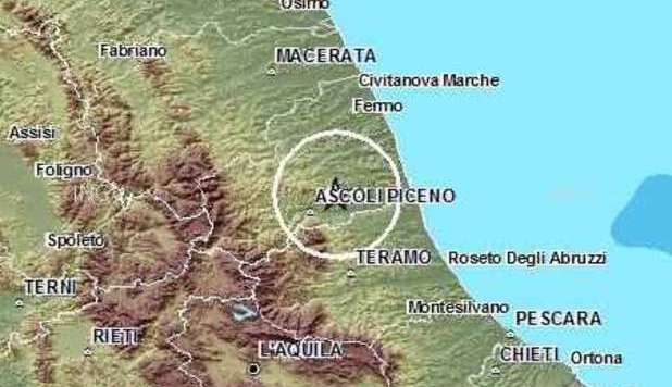 SCOSSA DI TERREMOTO DI MAGNITUDO 4 AD ASCOLI PICENO: MOLTA PAURA - 05/12/2012