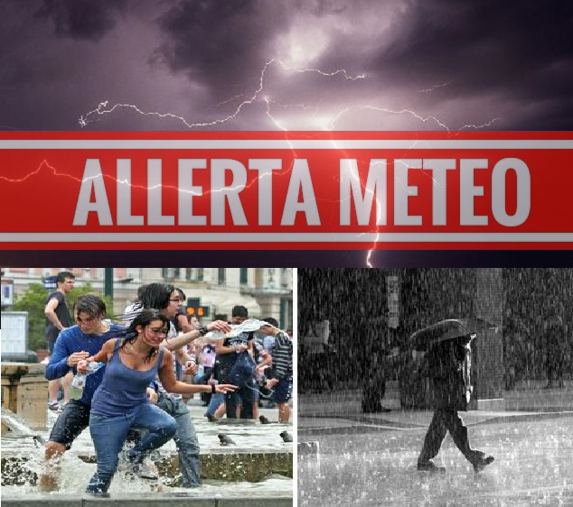 ALLERTA METEO -  E' STATO DI EMERGENZA IN ITALIA: ECCO LE REGIONI CHE SARANNO MAGGIORMENTE COLPITE - 24/07/2017