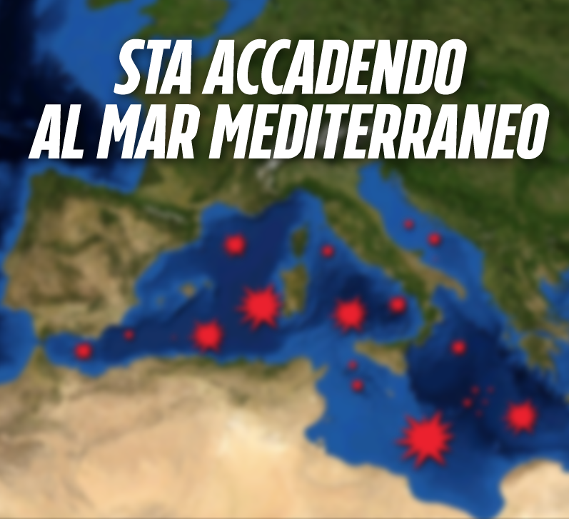 STA ACCADENDO PROPRIO AL MAR MEDITERRANEO: SCATTA L'ALLERTA - 02/08/2017