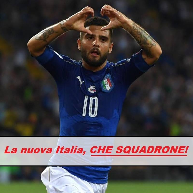 ECCO LA NUOVA ITALIA NEL 2020, INSIGNE CAPITANO E 4 NAPOLETANO: L'ATTACCO E' MOSTRUOSO - GUARDATE CHE SQUADRONE - 16/11/2017