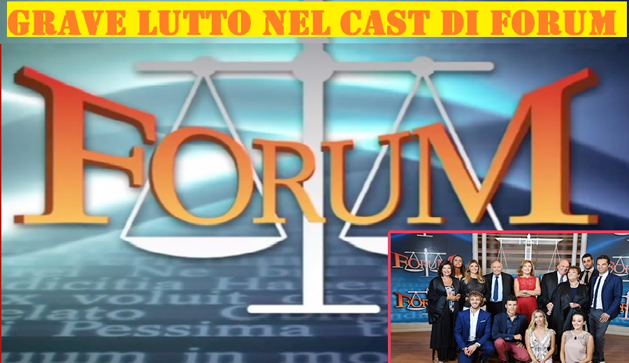 GRAVE LUTTO NEL CAST DI FORUM - 02/01/2018