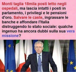 TUTTI DEVONO ESSERE AL CORRENTE DELLA VERGOGNA CHE STA SUCCEDENDO NEL NOSTRO PAESE - 22/11/2012