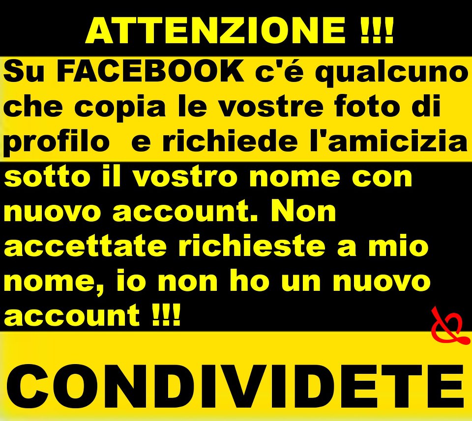 ATTENZIONE: AVVISO PER TUTTI !! - 08/01/2013