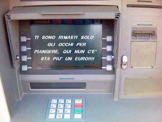 ER MIO BANCOMAT QUANNO ME VEDE !! - 01/03/2012