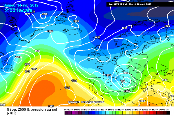 Gfs12z, il ciclone è ora più vicino all'Italia: L'ANALISI DELL'EMISSIONE! - 10/04/2012