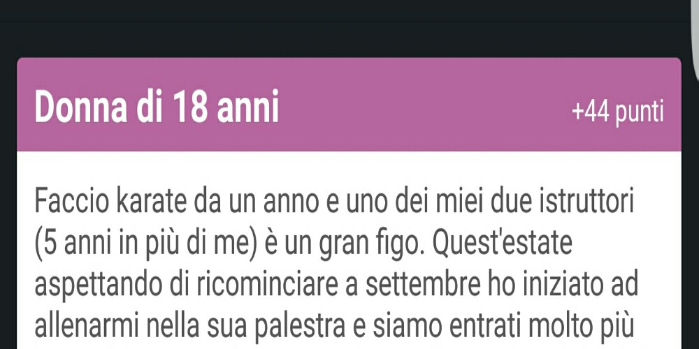 MI PIACE IL MAESTRO... POI SUCCEDE QUALCOSA... - 04/10/2016