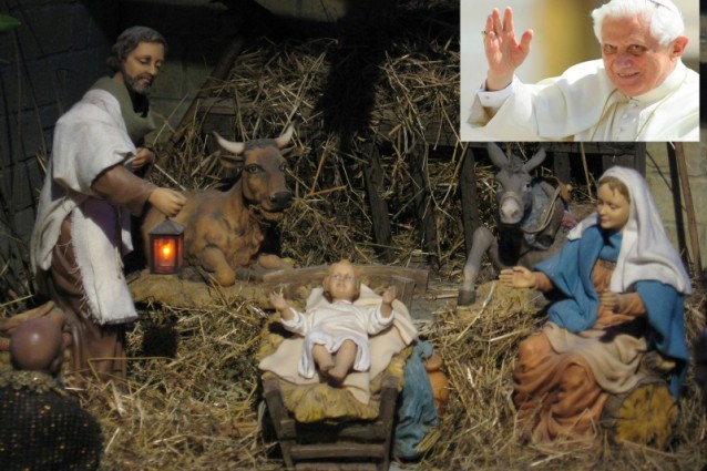 IL PAPA RIVOLUZIONA IL PRESEPE: 'IL BUE E L'ASINELLO NON C'ERANO E I PASTORI NON CANTAVANO' - 27/11/2012